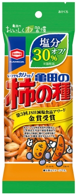 好評発売中！60g 減塩 亀田の柿の種