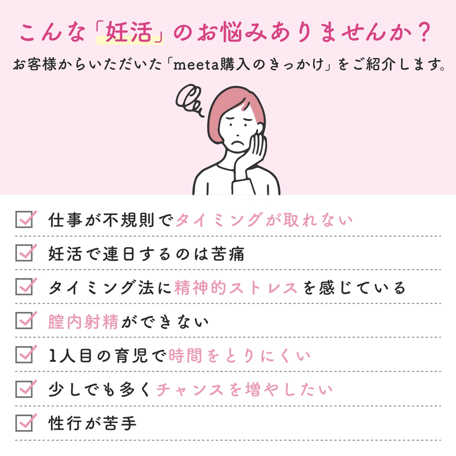 「シリンジ法キットmeeta(ミータ)」購入のきっかけ