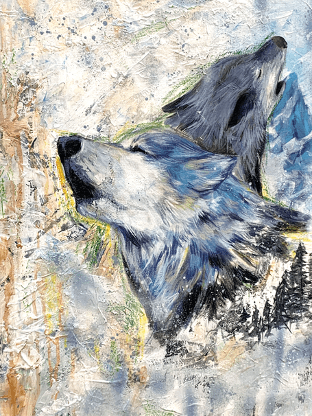 入選 アクリルアート「New World」