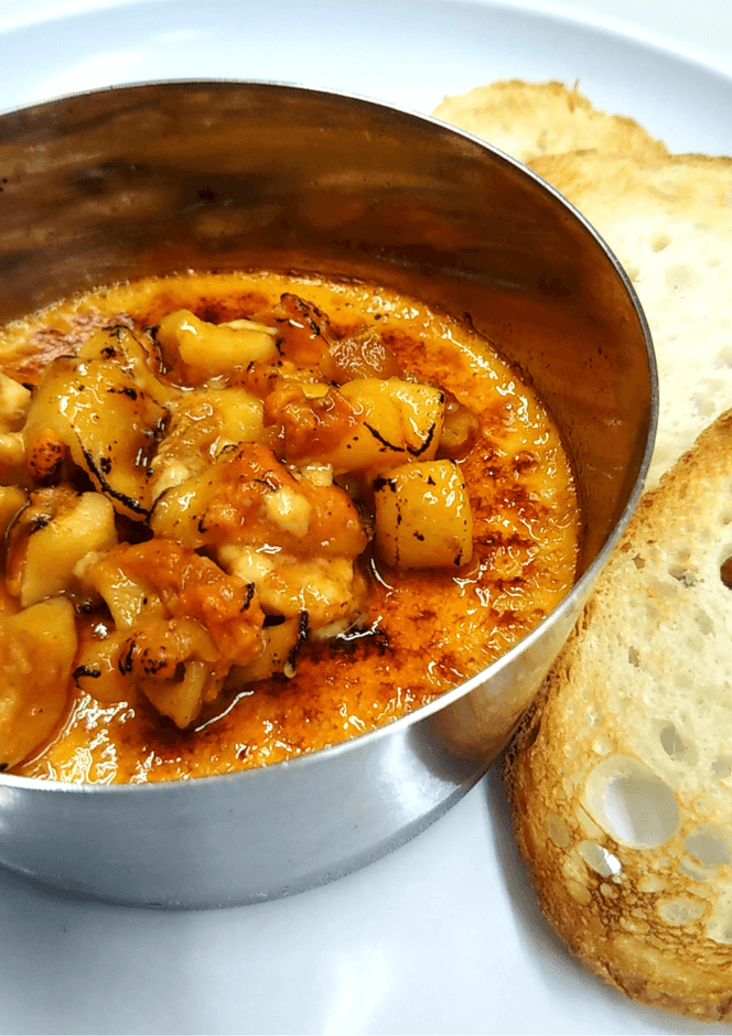 参加店PIZZERIA TATSU 金華ほやのクレームブリュレナポレオンの香り