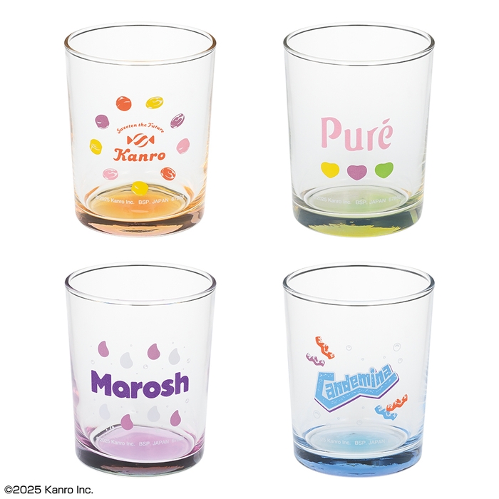 E賞:カラーボトムグラス