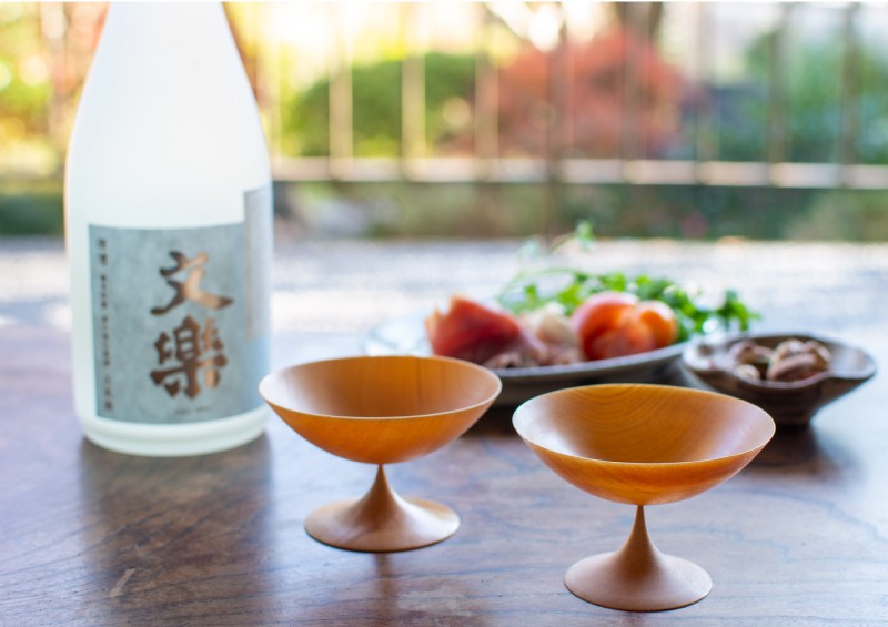 桧の酒杯