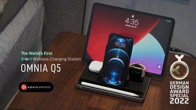 5in1　ワイヤレス充電ステーション　 6月10日にクラウドファンディングを開始