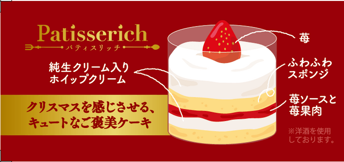 苺のキャンドルケーキ　販促画像