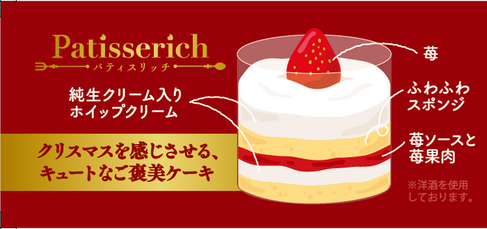 苺のキャンドルケーキ　販促画像