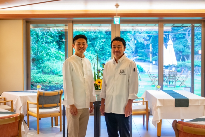 高山シェフ(左)と山本シェフ(右)