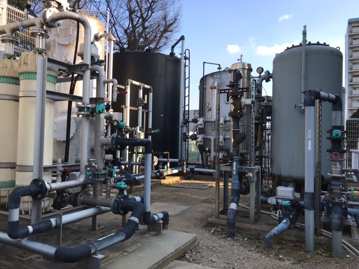 自家水道システム プラント内