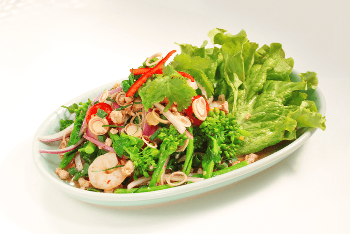 ヤムドークマーイ 菜の花とレモングラスの香りサラダ