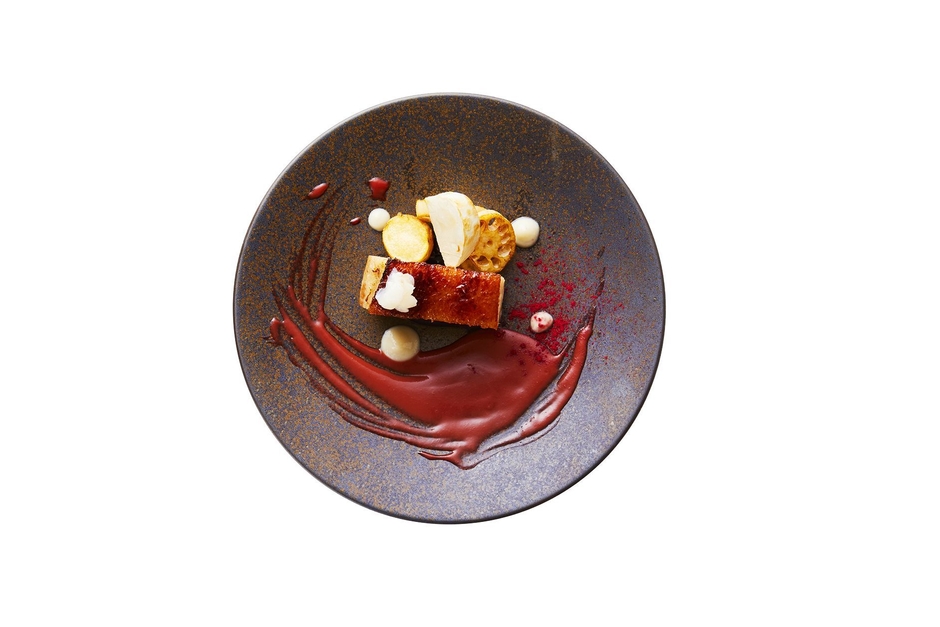 「宮崎きれいポークの酢豚風」(欧風小皿料理 沢村)