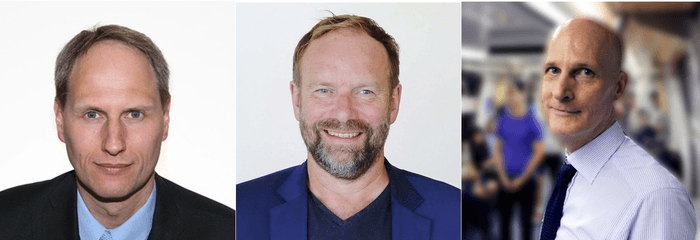 左から ライフ・トラーナ 駐シンガポール大使, アーネ・シェティル・リアン Innovation Norway シンガポール代表、レナード・ストルネス NBAS代表