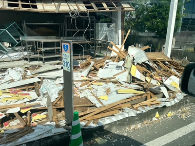 被害の大きな宇城市内にいるAMAT隊員より送られた被害状況