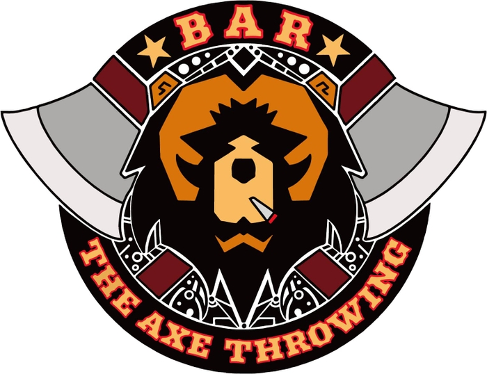 THE AXE THROWING BAR®︎のロゴ